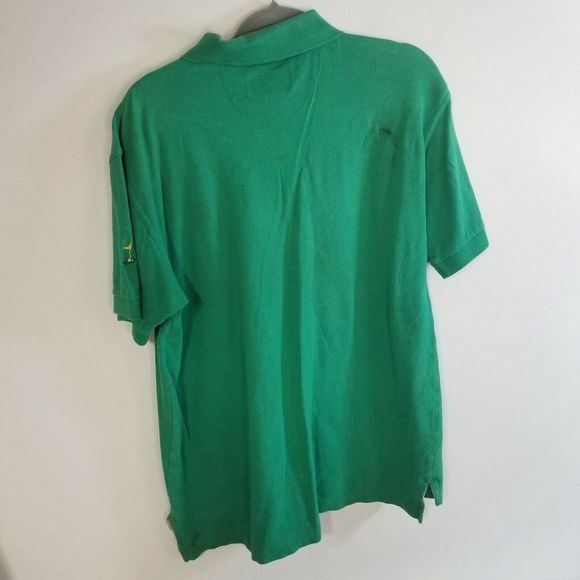 Golf Tour Large green Stripe L mens Polo Shirt Top - Picture 5 of 9